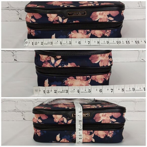 'VICTORIA'S SECRET' COSMETIC BAG'S COMPLETE 3-PIECE TRAVEL SET - Picture 5 of 16